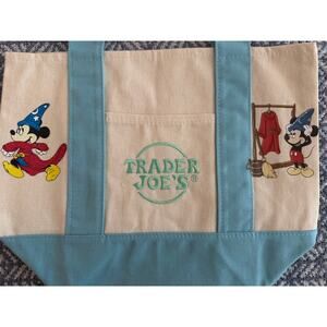 Disney Sorcerer Mickey Custom Made Trader Joes Mini Tote One of a Kind